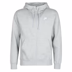 Veste à capuche zippée - NIKE - Club - Gris - Manches longues - Col capuche