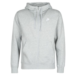 Veste à capuche zippée - NIKE - Club - Gris - Manches longues - Col capuche