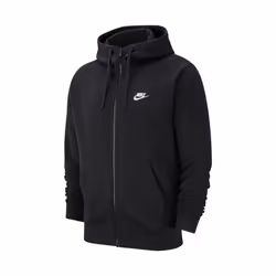 Sweat Nike Sportswear Club Homme - Noir - Manches longues - Col capuche