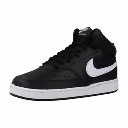 NIKE Baskets Court Vision Mid Noir/Blanc Femme