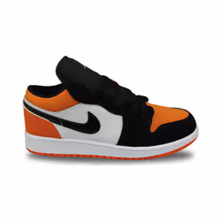 Basket - Nike - Air Jordan 1 Low Shattered Backboard - Cuir - Orange - Enfant