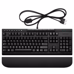 Lenovo Enhanced Performance USB Keyboard Gen II, Taille réelle (100 %), USB, QWERTY, Noir