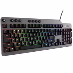 Lenovo Legion K500 clavier USB QWERTY Anglais américain Noir, Gris