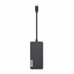 Lenovo GX90T77924, Avec fil, USB 3.2 Gen 1 (3.1 Gen 1) Type-C, Gris, MicroSD (TransFlash), SD, HDMI, USB 2.0, USB 3.2 Gen 1 ( ...