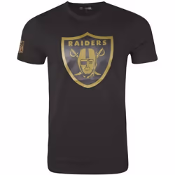 T-shirt NFL Oakland Raiders New Era noir / wood camo - Homme