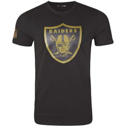T-shirt NFL Oakland Raiders New Era noir / wood camo - Homme