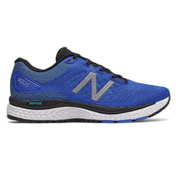 New Balance MSOLVLC2 Chaussure d'athlétisme Mâle 41.5 Noir, Bleu, Blanc