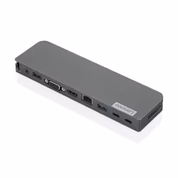 Lenovo USB-C Mini Dock Avec fil USB 3.2 Gen 1 (3.1 Gen 1) Type-C Gris - Vue supplémentaire 2