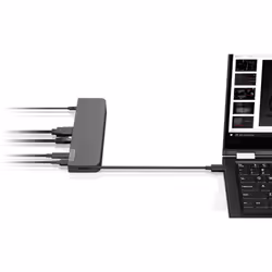 Lenovo 40AU0065UK station d'accueil Avec fil USB 3.2 Gen 1 (3.1 Gen 1) Type-C Noir