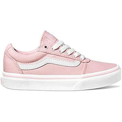 Basket Fille - VANS - Ward - Canvas Chalk Pink - Lacets - Semelle intérieure amortissante