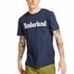 Tee-shirt Timberland - Bleu marine - Col arrondi - Coton - Manches courtes