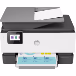 HP OfficeJet Pro Imprimante tout-en-un 9010, Couleur, Imprimante pour Petites/moyennes entreprises, Impression, copie, scan, fax, Chargeur automatique de documents; Impression recto-verso; Numériser vers un e-mail