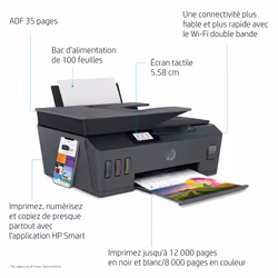 HP Smart Tank Plus 570 Imprimante Multifonction Jet d'Encre Couleur Wi-Fi Noir - Vue supplémentaire 11
