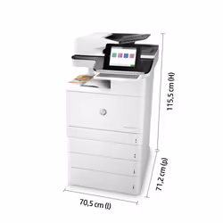 HP Color LaserJet Enterprise Flow Imprimante multifonction M776z, Impression, copie, numérisation et fax, Impression sur façade par port USB - Vue supplémentaire 11