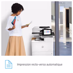 HP Color LaserJet Enterprise Flow Imprimante multifonction M776z, Impression, copie, numérisation et fax, Impression sur façade par port USB - Vue supplémentaire 8