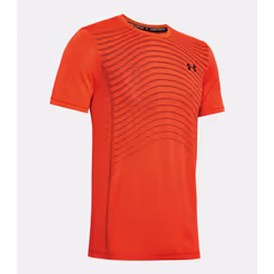 Under Armour UA Seamless Wave, Tee-shirt, Adulte, Mâle, Rouge, S, EUE