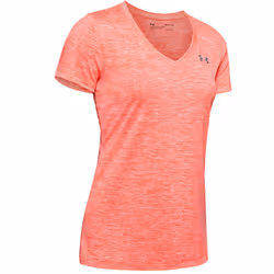 Under Armour Tech Twist, Tee-shirt, Adulte, Femelle, Pêche, XS, SML