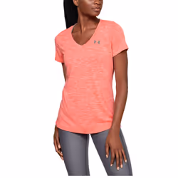 Under Armour Tech Twist Tee-shirt Col V Manche courte Polyester