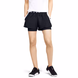 Under Armour Play Up 2-in-1 Avant plat Femelle Noir