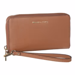 MICHAEL KORS Portefeuille en Cuir Marron Femme