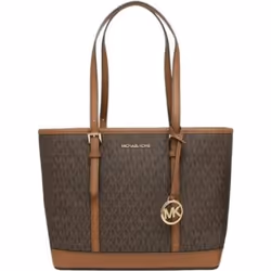 MICHAEL KORS Cabas marron foncé, marron clair et doré