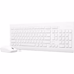 Lenovo GX30W75336 clavier Souris incluse USB + Bluetooth QWERTY Blanc