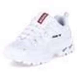 Baskets SKECHERS 13423 - Femme - Blanc - Lacets - Synthétique - Plat