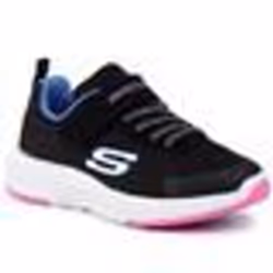 Baskets de running Skechers Dyna Tread - Fille - Noir/Rose - Mousse mémoire