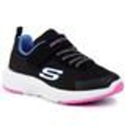 Baskets de running Skechers Dyna Tread - Fille - Noir/Rose - Mousse mémoire