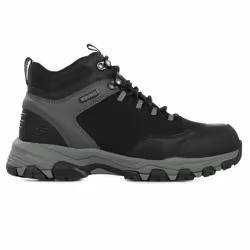 Chaussures de Randonnée Skechers Selmen Telago - Homme - Noir - Cuir et Textile - Lacets - Automne Hiver - 2020