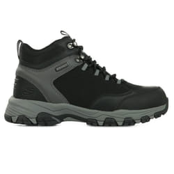 Chaussures de Randonnée Skechers Selmen Telago - Homme - Noir - Cuir et Textile - Lacets - Automne Hiver - 2020