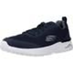 Baskets SKECHERS 12947 - Femme - Marine - Lacets - Noir - Plat - Textile