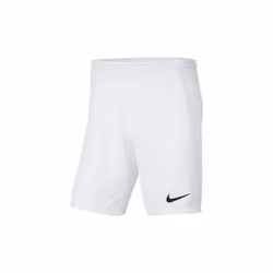 Short - NIKE - JR Park III Knit - Enfant - Polyester - Regular - Blanc
