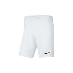 Short - NIKE - JR Park III Knit - Enfant - Polyester - Regular - Blanc