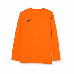 Maillot de football - NIKE - Enfant - Manches longues - Orange et Noir - Respirant