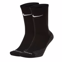 Chaussettes de football - NIKE - SQUAD CREW - DRI-FIT - Respirant - Noir