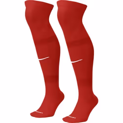Nike Matchfit Chaussettes De Football - Rouge  Taille: 38-42