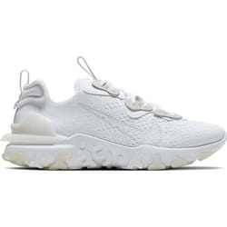 Baskets Homme NIKE React Vision Blanc - Cuir - Lacets - Plat