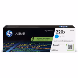 HP Toner LaserJet cyan authentique 220X, 5500 pages, Cyan, 1 pièce(s)