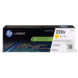 HP Toner LaserJet jaune authentique 220X, 5500 pages, Jaune, 1 pièce(s)