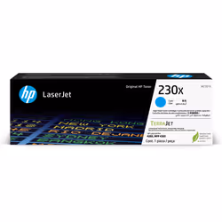 HP 230X Cyan Original LaserJet Toner Cartridge, 5500 pages, Cyan, 1 pièce(s)