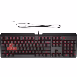 HP Clavier encodeur OMEN by, Taille réelle (100 %), USB, Clavier mécanique, Noir
