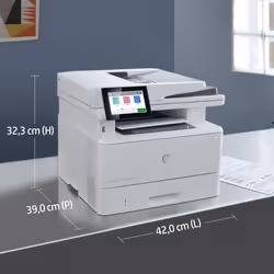 HP LaserJet Enterprise Imprimante multifonction M430f, Noir et blanc, Imprimante pour Entreprises, Impression, copie, scan, fax, Chargeur automatique de documents de 50 feuilles; Impression recto-verso; Numérisation recto-verso; Impression USB en façade; Taille compacte; Éco-énergétique; Sécurité renforcée - Vue supplémentaire 21
