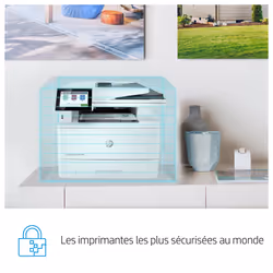 HP LaserJet Enterprise Imprimante multifonction M430f, Noir et blanc, Imprimante pour Entreprises, Impression, copie, scan, fax, Chargeur automatique de documents de 50 feuilles; Impression recto-verso; Numérisation recto-verso; Impression USB en façade; Taille compacte; Éco-énergétique; Sécurité renforcée - Vue supplémentaire 7