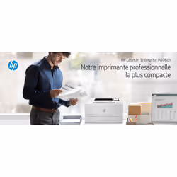 HP LaserJet Enterprise M406dn, Noir et blanc, Imprimante pour Entreprises, Imprimer, Taille compacte; Sécurité renforcée; Impression recto-verso; Éco-énergétique; Impression USB en façade - Vue supplémentaire 14