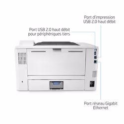 HP LaserJet Enterprise M406dn, Noir et blanc, Imprimante pour Entreprises, Imprimer, Taille compacte; Sécurité renforcée; Impression recto-verso; Éco-énergétique; Impression USB en façade - Vue supplémentaire 24