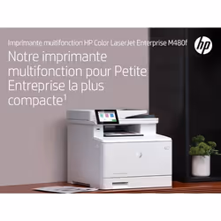 HP Color LaserJet Enterprise Imprimante multifonction couleur LaserJet Enterprise M480f, Couleur, Imprimante pour Entreprises, Impression, copie, scan, fax, Taille compacte; Sécurité renforcée; Impression recto-verso; Chargeur automatique de documents de 50 feuilles; Éco-énergétique - Vue supplémentaire 11