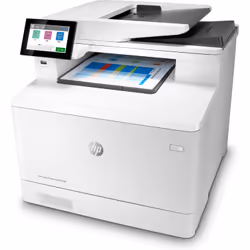 HP Color LaserJet Enterprise Imprimante multifonction couleur LaserJet Enterprise M480f, Couleur, Imprimante pour Entreprises, Impression, copie, scan, fax, Taille compacte; Sécurité renforcée; Impression recto-verso; Chargeur automatique de documents de 50 feuilles; Éco-énergétique