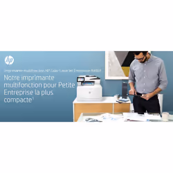 HP Color LaserJet Enterprise Imprimante multifonction couleur LaserJet Enterprise M480f, Couleur, Imprimante pour Entreprises, Impression, copie, scan, fax, Taille compacte; Sécurité renforcée; Impression recto-verso; Chargeur automatique de documents de 50 feuilles; Éco-énergétique - Vue supplémentaire 8