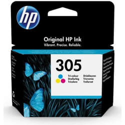 HP Cartouche d’encre trois couleurs 305 authentique